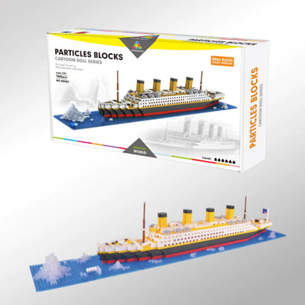 Puzzle building blocks Titanic