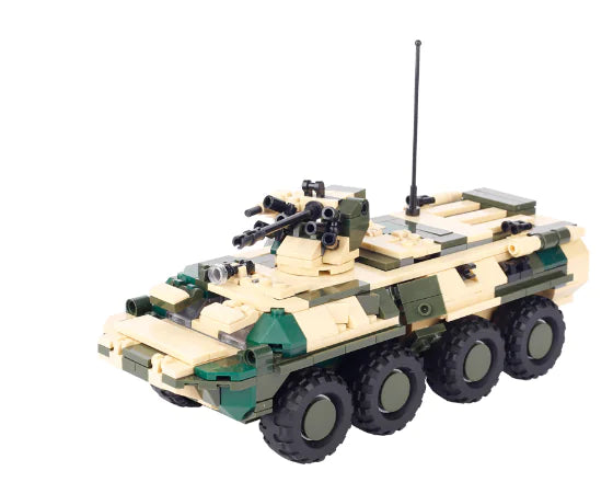 MOC WW2 Russian BTR-82 Armored Vehicle Building Blocks