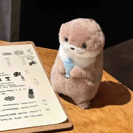 Cute Little Otter Stuffed Fish Doll