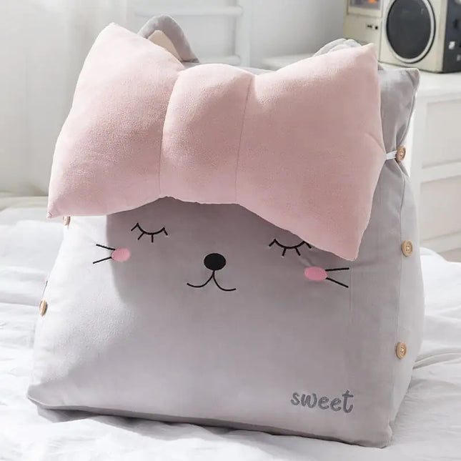 Dinosaur Plush Sofa Bed with Head Cushion Pillow