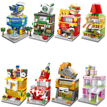 Mini City Street Scene Building Blocks for Kids