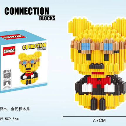 Connecting Brick Cartoon Model Building Toy Gift