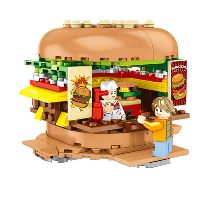 Senbao 601055-601058 Building Block Street Scene Set