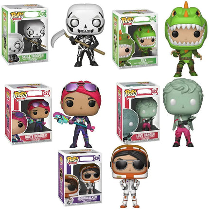 Funko Pop Bright Bomber & Rex Fortnite Figures Collection
