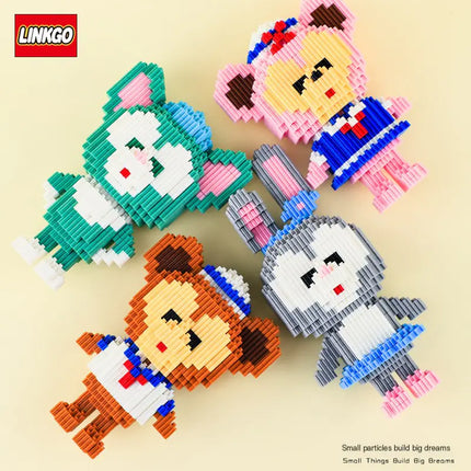 Connecting Brick Cartoon Model Building Toy Gift