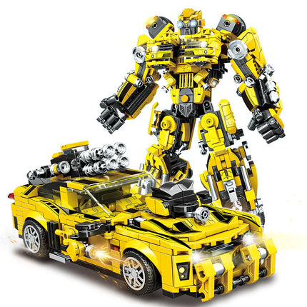 Transforming Robot Compatible with LEGO Building Blocks