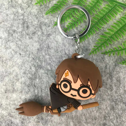 Harry Potter Keychain - Q Version Soft Rubber Gift