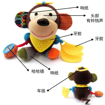 Baby Plush Toy with Tags - Soothing Biting Doll