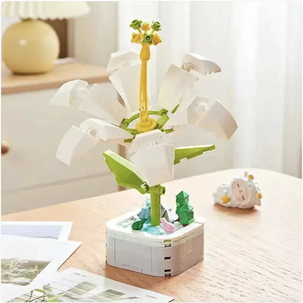 Building Block Flower Pot Set