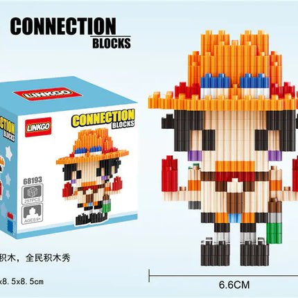 Connecting Brick Cartoon Model Building Toy Gift