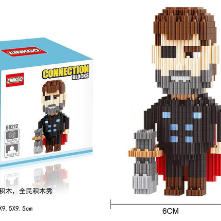 Connecting Brick Cartoon Model Building Toy Gift