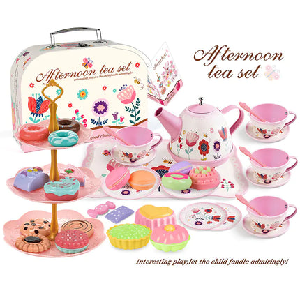 Girls Play House Simulation Dessert & Tea Toy Set