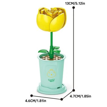 DIY Assembled Rose Bouquet Building Blocks Set
