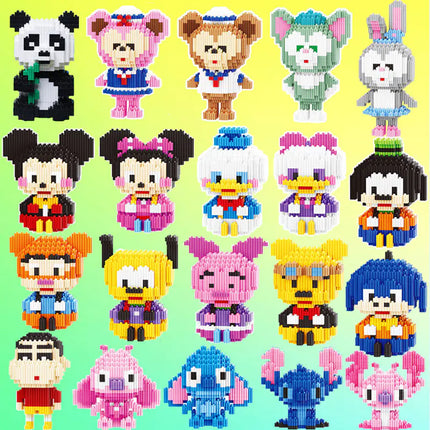 Connecting Brick Cartoon Model Building Toy Gift