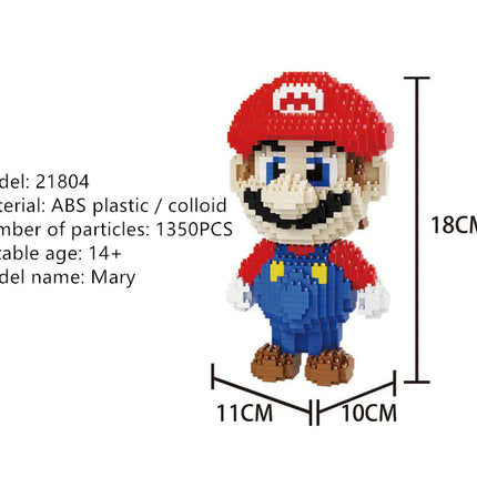 DIY Cartoon Building Blocks - Educational Toy Set