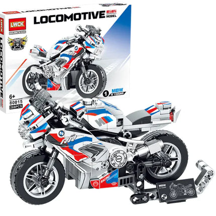 Motorcycle Model Building Block Toy
