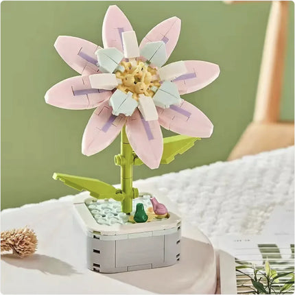 Building Block Flower Pot Set