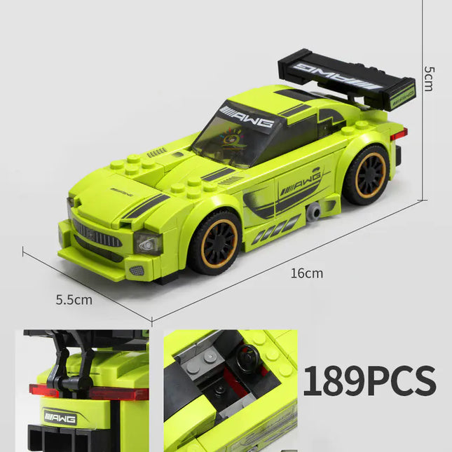 Children's Building Block Toy Car Set