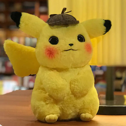 Pikachu Detective Plush Toy - Custom Pokémon Doll