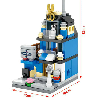 Mini City Building Set Compatible with LEGO Blocks