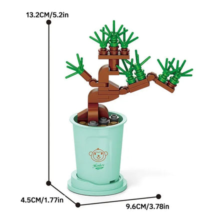 DIY Assembled Rose Bouquet Building Blocks Set