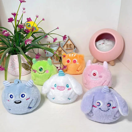 Cute Plush Cartoon Toy Doll - Strawberry Bear Keychain