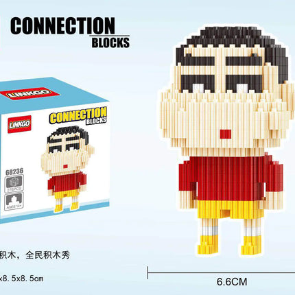 Connecting Brick Cartoon Model Building Toy Gift