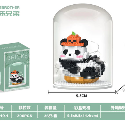 Chinese Panda Building Blocks Compatible with LEGO