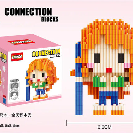 Connecting Brick Cartoon Model Building Toy Gift