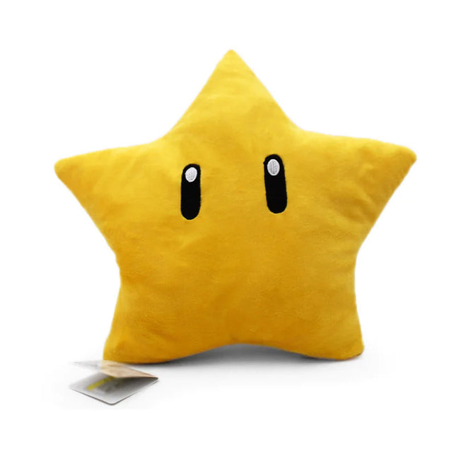 Super Mario Plush Toy - Yellow Star (Five-Pointed)