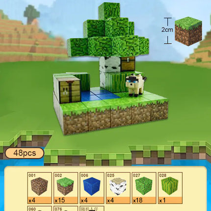 2023 New Minecraft Magnetic Building Blocks Set