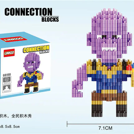 Connecting Brick Cartoon Model Building Toy Gift