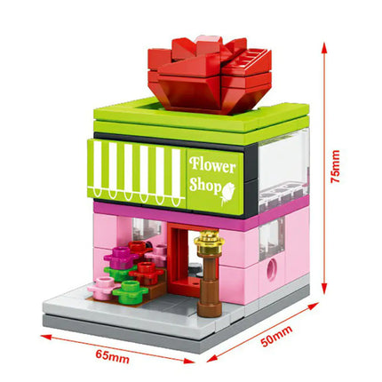 Mini City Building Set Compatible with LEGO Blocks
