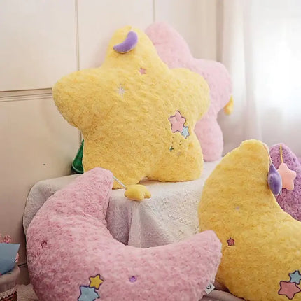 Cross-Border Star Pillow - Plush Moon Doll for Sleep