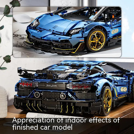 Building Block Supercar Model