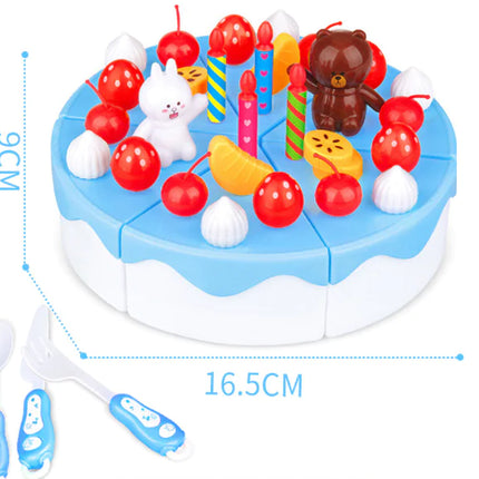 Kids Fruit Cutting Toy Set for Pretend Play Kitchen