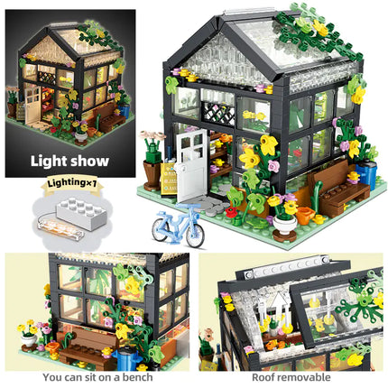 Urban Lighting Flower Shop Assembly Model Kit