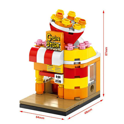 Mini City Building Set Compatible with LEGO Blocks