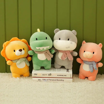 Blue and White Plush Doll 7-Inch Grab Machine Toy