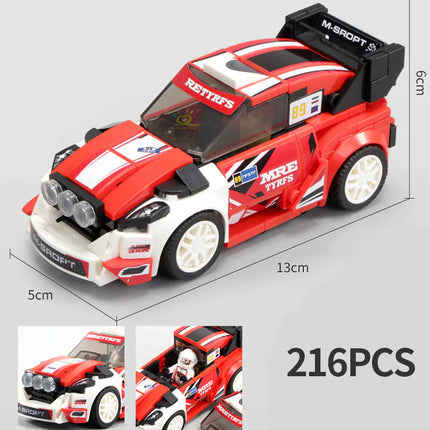 Children's Building Block Toy Car Set