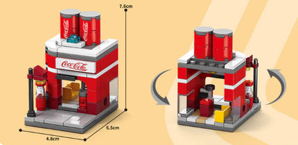 Mini City Building Set Compatible with LEGO Blocks