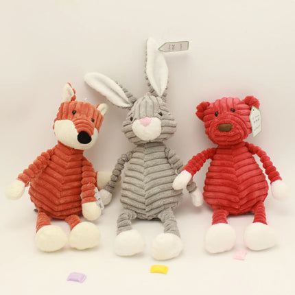 Striped Animal Plush Toy - Creative Stuffed Doll