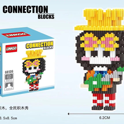 Connecting Brick Cartoon Model Building Toy Gift