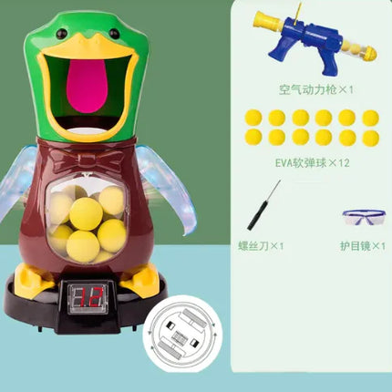 Air Pump Shooting Target Game with Soft Bullet Gun