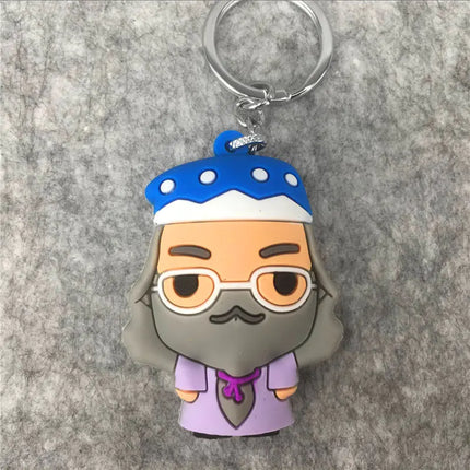 Harry Potter Keychain - Q Version Soft Rubber Gift