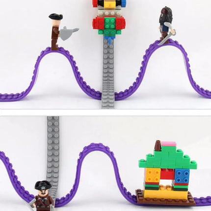 Silicone Building Brick Strips for Toy Construction
