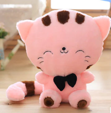 Plush Toy Big Face Cat Doll and Pillow
