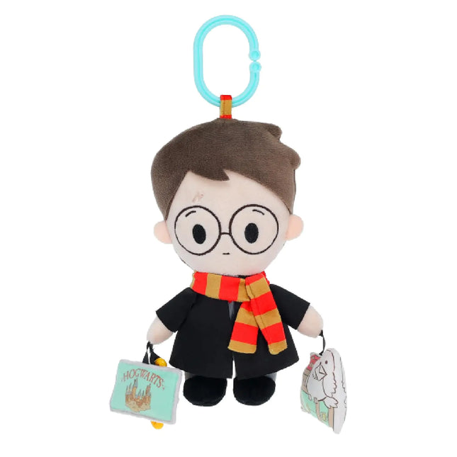 KIDS PREFERRED Harry Potter On The Go Activity Toy with Teether On The Go Clip Crinkle Texture and Jingle Bell