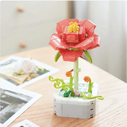Building Block Flower Pot Set
