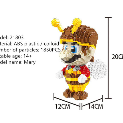 DIY Cartoon Building Blocks - Educational Toy Set